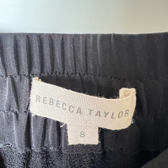 Rebecca Taylor Emma Tuxedo Stripe Joggers Pants - Picture 6 of 8